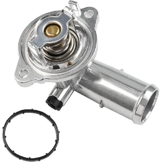 Per Jeep Wrangler JK 2018 Grand Cherokee 2011-2020 Dodge Durango 2011-2015 Alloggiamento Termostato in Alluminio per Liquido di Raffreddamento 5184651AG