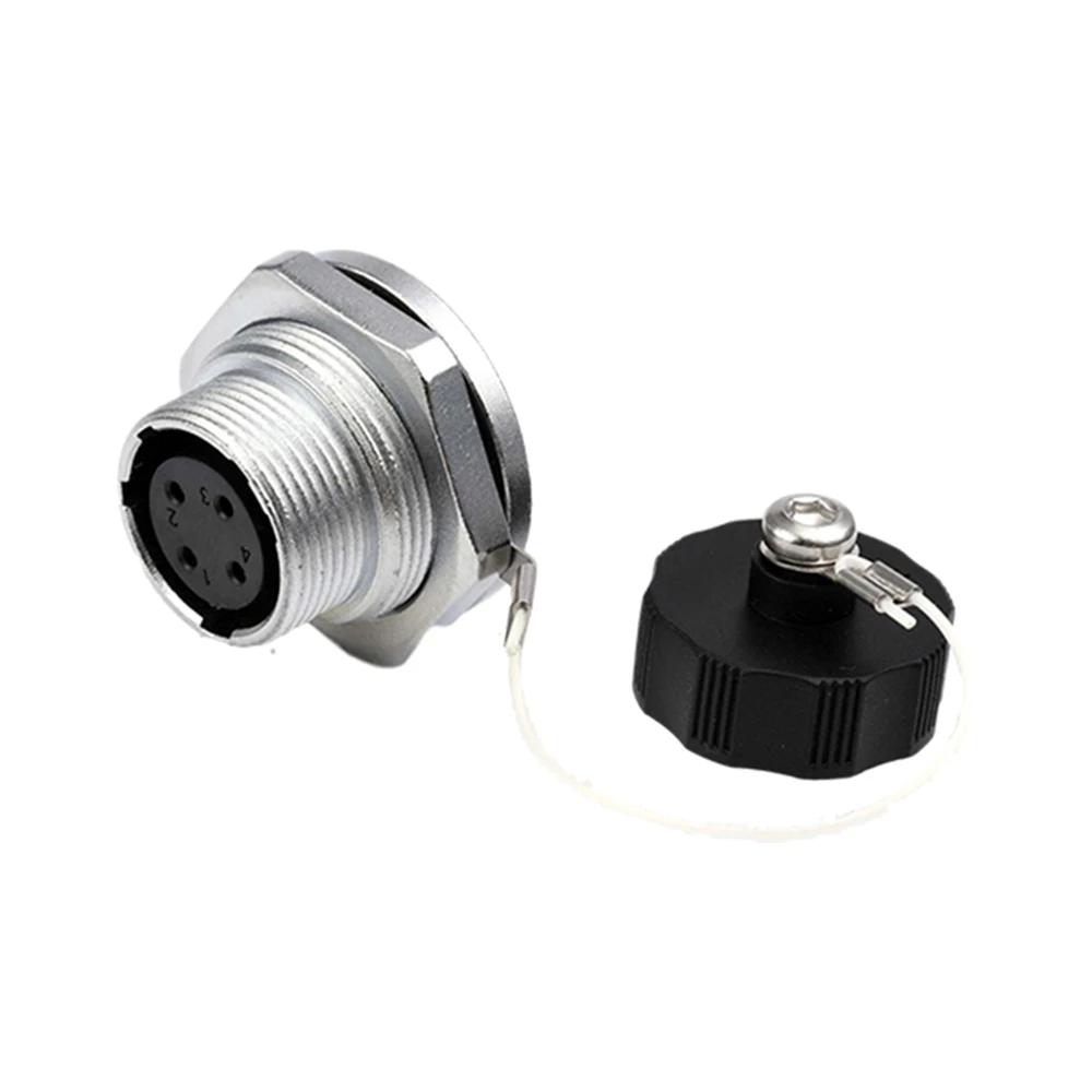 WEIPU WS16 TQ+ZMQ 2 3 4 5 7 9 10Pin Male Plug Female Socket Jack Industrial Waterproof Connector AC DC Power Adapter +Dust Cover