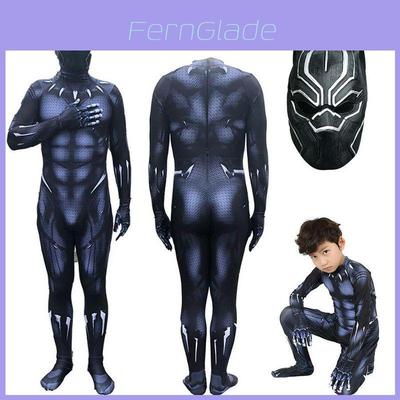 Mono de Cosplay de Pantera Negra de Superhéroe de Calidad Premium Para Adultos y Niños