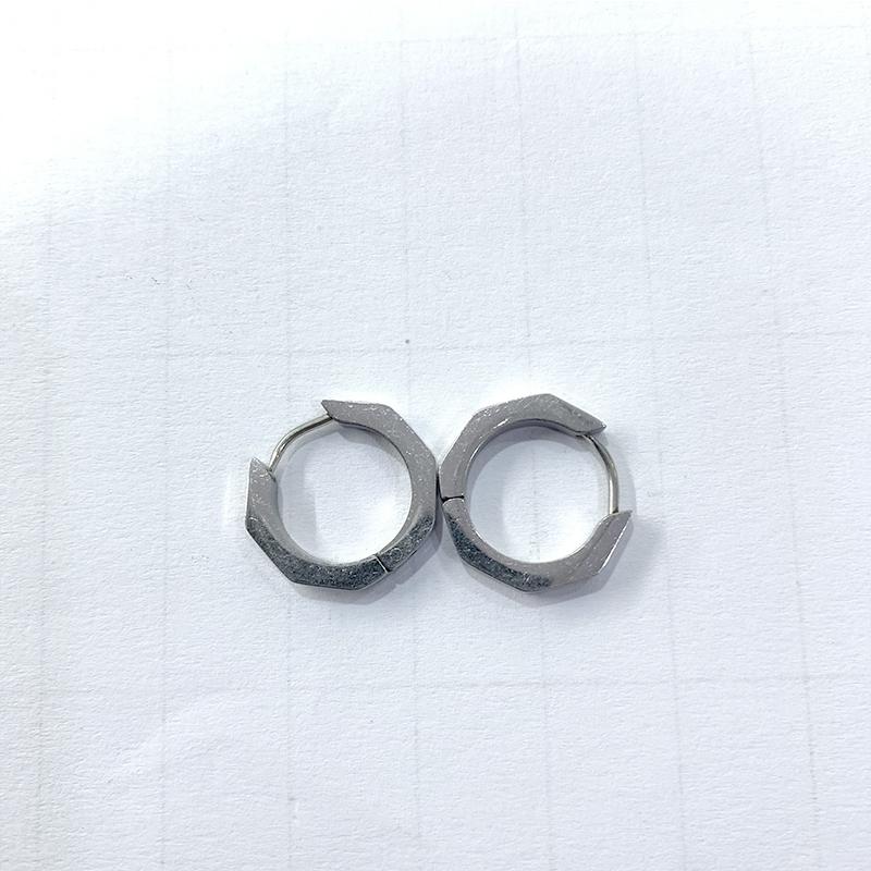 Stainless Steel Earrings Geometric Shapes Triangle/Heart/Rectangle Fade-Resistant Hypoallergenic Nickel-Free Jewelry Earrings