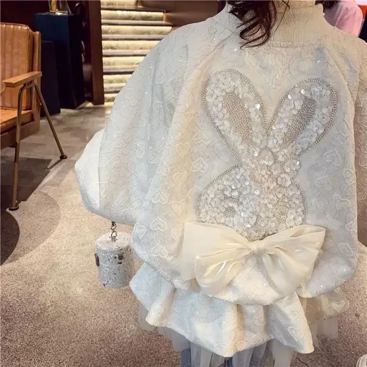 Spring and Autumn Children's Jacket Girls Coat Baby Kids Coat Princess Kids Cute Outwear