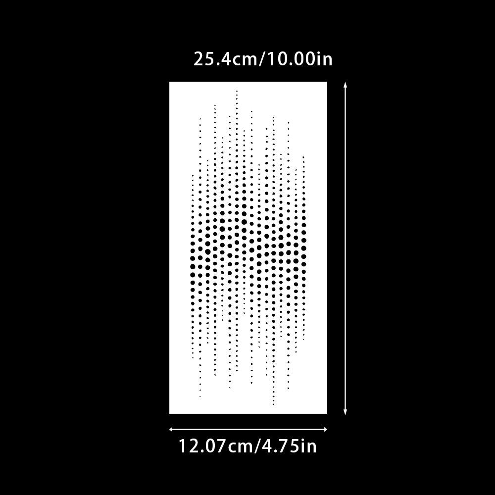 ПЭТ-трафарет с точечным узором для декорирования журнала и рисования