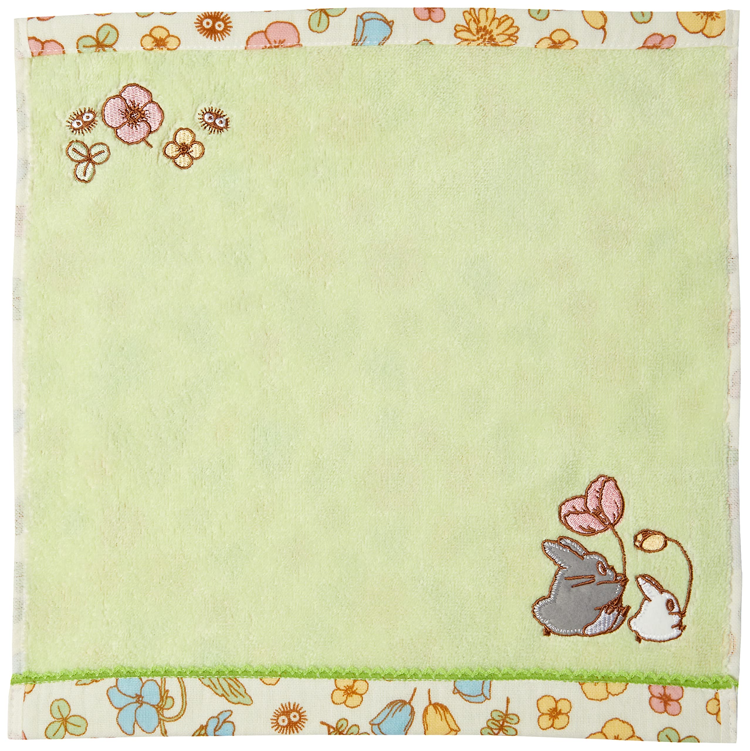 Marushin Hand Ghibli My Neighbor Botanical 34 x 36 cm Towel, Totoro, Totoro, 1005040800,