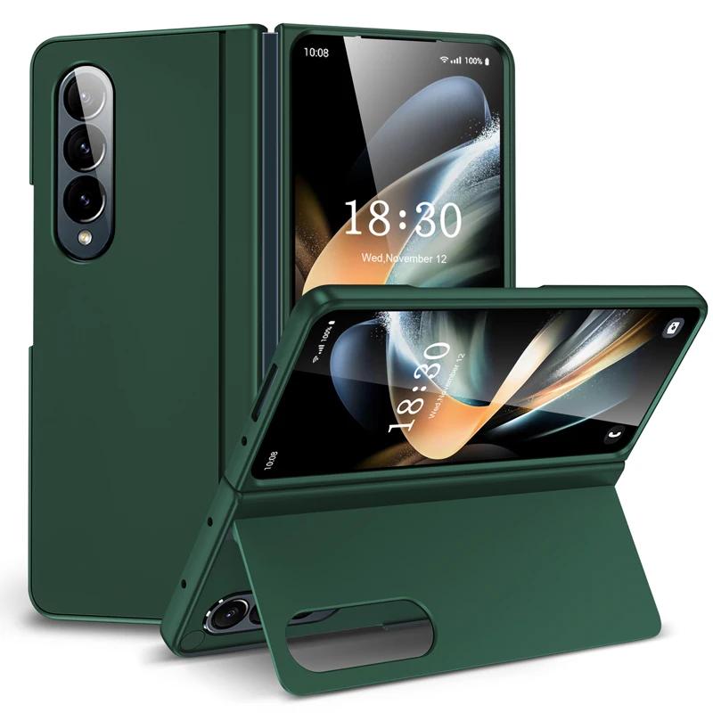 For Samsung Galaxy Z Fold 4 5 6 7 Case Ultimate Touch Feeling PC Bracket Folding Anti-fall Full Protection Cover for Z Fold4 5