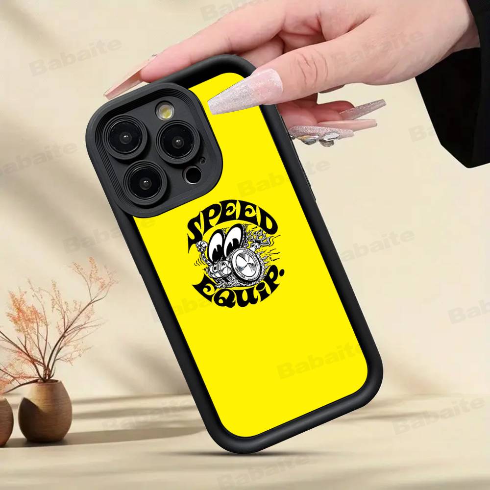 M-Moon-eyes Luxury Phone Case For IPhone 17 16 15 14 13 12 11 Pro Max 16E Plus INS Soft Cover
