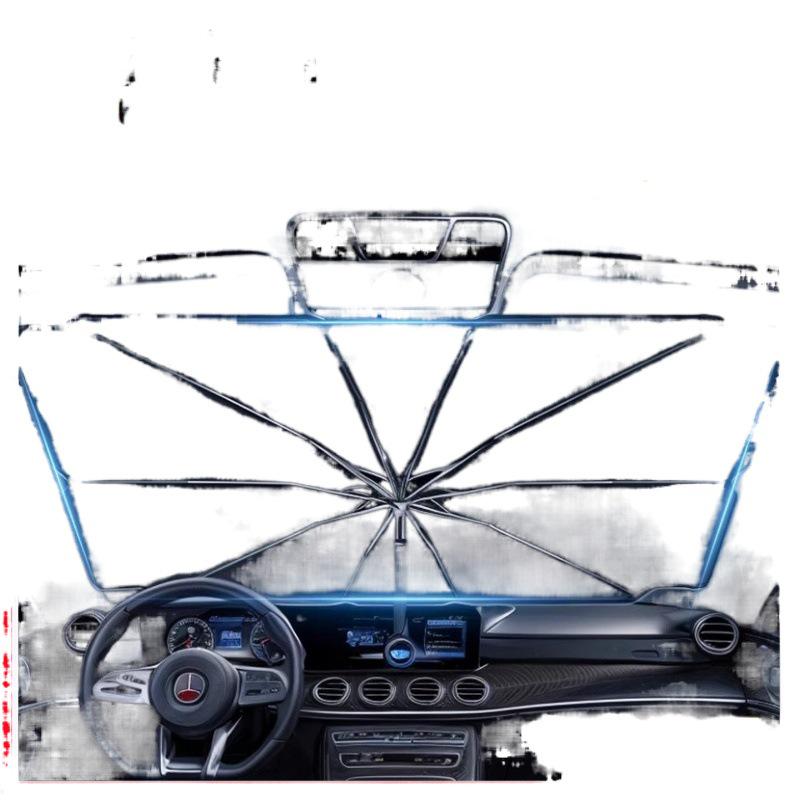 Car Sunshade Windshield Visor - Heat & UV Protection
