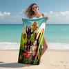 Personalized Customized Proof Beach Towel with The Little Mole Pattern - Soft, Absorbent,quick-drying,perfect Swimming,camping&bathing