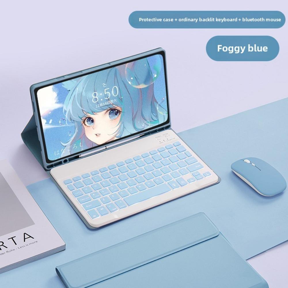 For Samsung Galaxy Tab S9Ultra Case with Bluetooth Keyboard Compatible S7 S8 S9 FE Ultra Thin Protective Cover