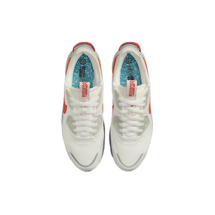 Nike Air Max Terrascape 90 Bianche Rosse Clay Uomo Scarpe da ginnastica Summit-Bianco Pure-Platino Lupo-Grigio DQ3987-100