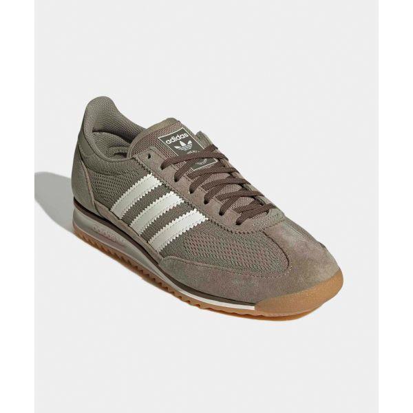 adidas Originals Sl 72 Og Confortables Polyvalentes Style de Vie Chaussures Décontractées Chaussures Unisexes Vert JQ8325