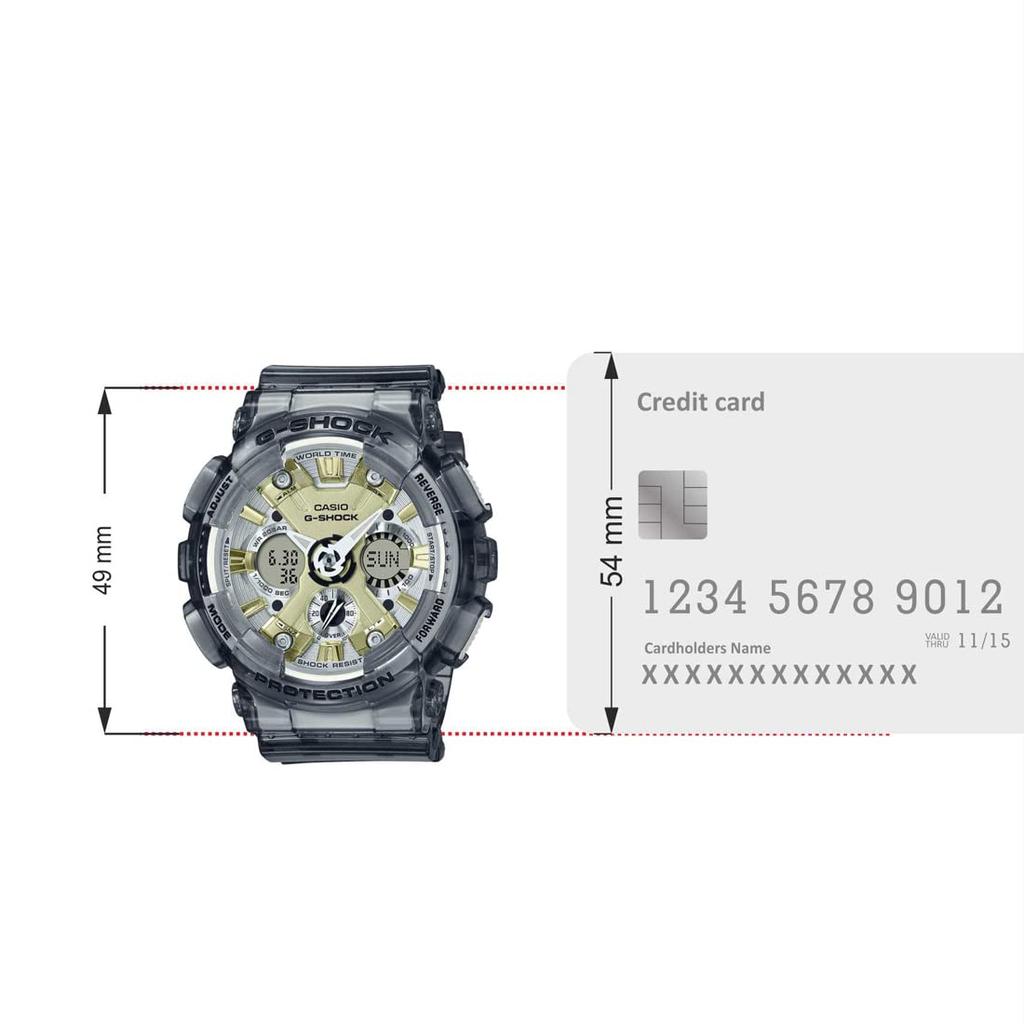 Watch Ladies Gray [Casio] GMA-S120GS-8ADR Watch.
