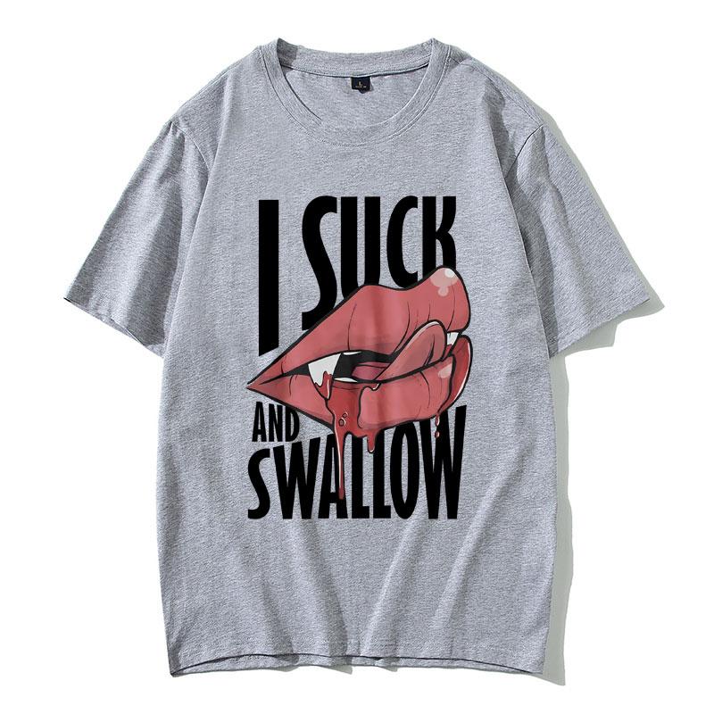 Nouveau T-shirt Été 2025 Vintage Vampire Impression Graphique T-shirts Hommes Femmes Décontracté Surdimensionné 100% Coton Pur T-shirt Imprimé Y2k