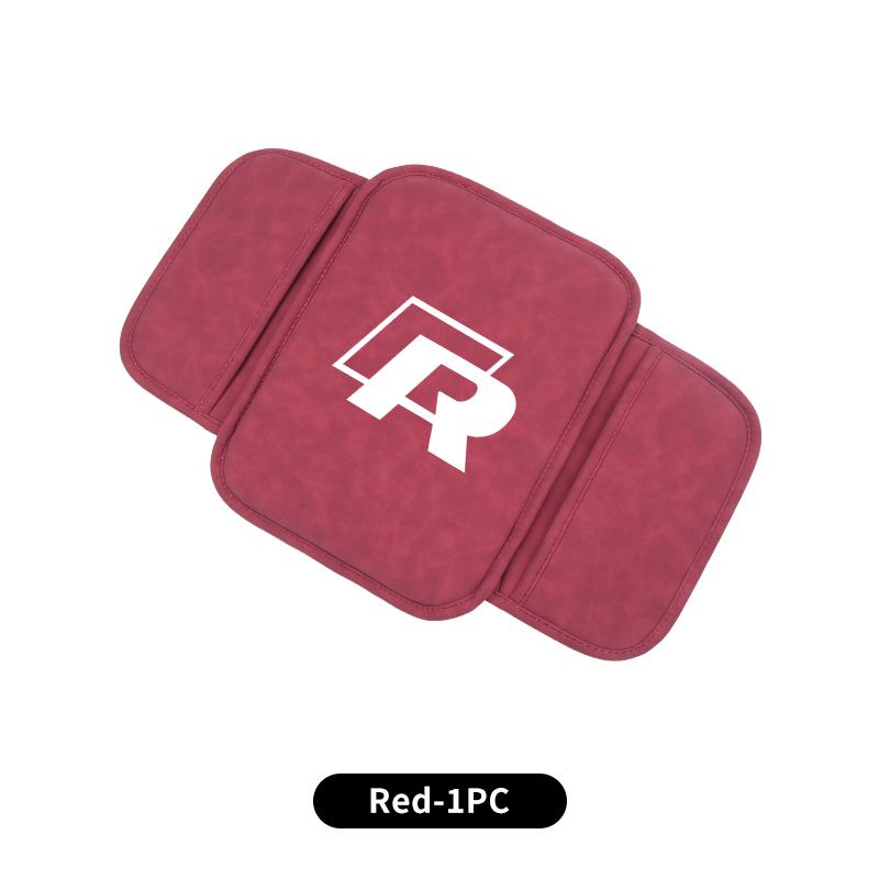 

2026 Hot For Volkswagen VW Car Central Armrest Cushion Box Mat Nonslip Protective Cover Pad For VW Golf Polo Passat Jetta Tiguan червоний