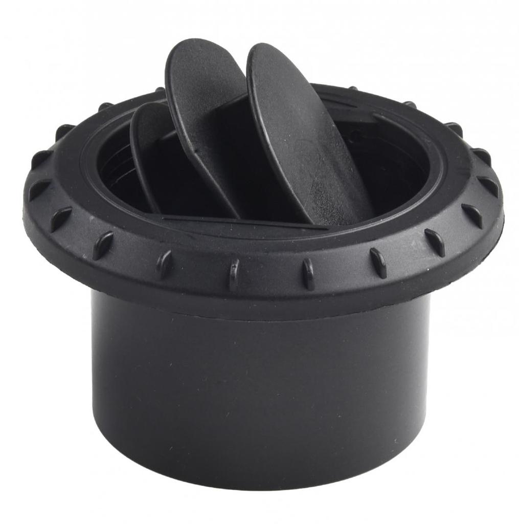 60mm/75mm Diesel Heater Duct Hose Pipe Air Vent Outlet Rotatable Black