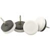 6 Pack 1-1/16 Inch Round Nail On Furniture Glides Plastic Wooden Furniture Reduce Friction Noise Move Smoothly Indoor Use