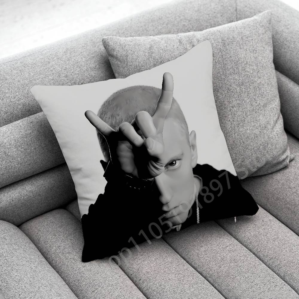 E-Eminem The Marshall Mathers LP STANS Throw Pillow Case For 30cm 40cm 45*45cm 50cm 55cm Square Sofa Pillowcase Shell