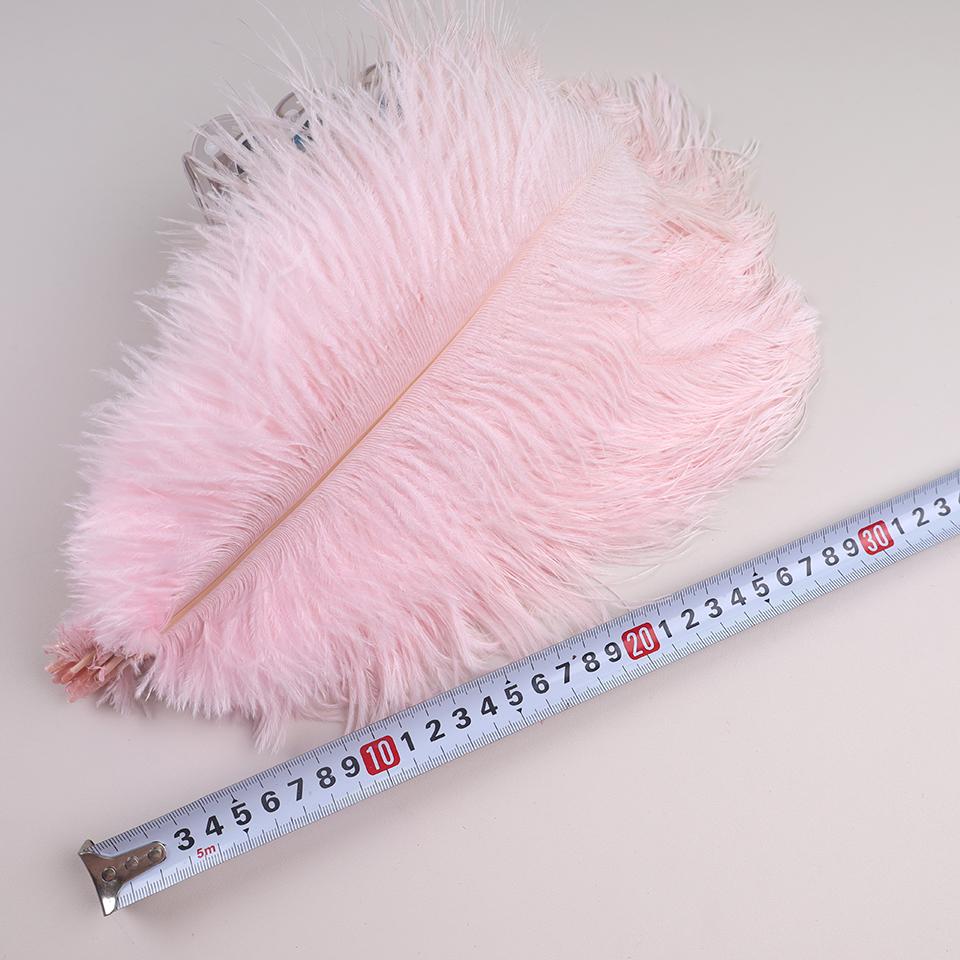 10Pcs 30-35cm Ostrich Feathers for Crafts Wedding Decoration 12-14" Handicraft Accessories Table Centerpieces Carnival Plumas