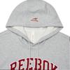 Reebok Logo American Vintage Letter Print Hooded Drawstring Comfortable Sweatshirt Unisex sweatshirt Light-Gray 24SRC307UGG3