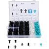 405Pcs Plastic Car Mixed Bumper Door Fender Liner Fastener Clip +50Pcs Cable Tie
