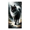 Diamond Mosaic Black Cat Large Size Diy Diamond Painting Full Square Round Drill Animals Jewelry Cross Stitch Kits Wall Decor
