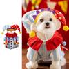 Vestiti Cosplay da Clown Carini per Cani Medi, Grandi Tuta Morbida Abbigliamento Cappotto Spesso Maglione Pigiama Invernale