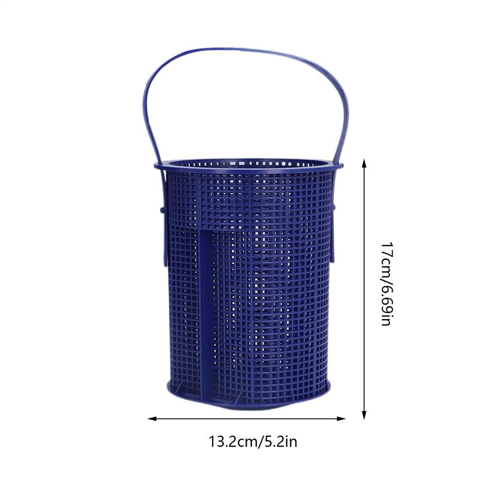 

Pool Pump Strainer Basket Swimming Pool Replacement Strainer Basket Precision Debris Trap Water Circulation Systems for Adults синий