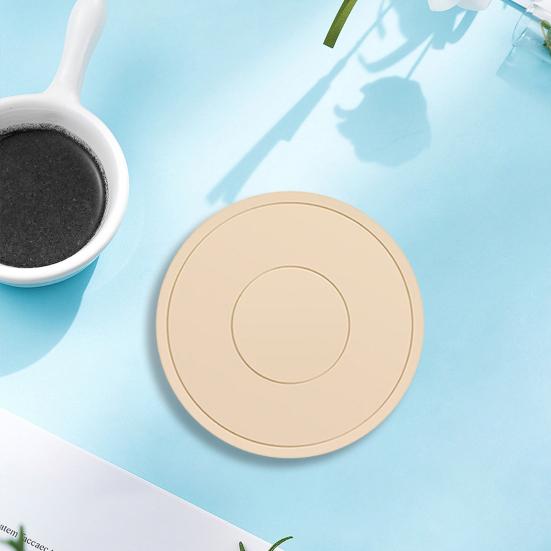 Silicone Coaster Heat-resistant Non-slip Kitchen Countertop Table Protection Round Mug Coffee Tea Cup Pot Holder Mat Pad