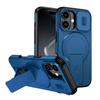 KEYSION Shockproof Armor Magnetic Case for iPhone 17 16 Plus Slide Camera Protect Kickstand Wireless Charging Phone Back Cover