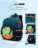 Cartoon Dinosaurier Kindergartenrucksack für Jungen & Mädchen 2-5 Jahre alt – Leichtgewichtiger Doppelschulter-Schulranzen