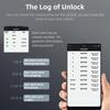 Bluetooth Password Handle Lock APP Unlock Keyless Entry Support iOS/Android Smart Fingerprint Electronic Door Lock