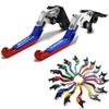 With Logo Motorcycle Folding Extendable CNC Moto Adjustable Clutch Brake Levers For Honda CB 190R CB190R CB 190 R 2015-2017