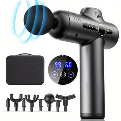 99 Level Massage Gun Deep Tissue Muscle Relax Body Neck Massager Electric Fitness Equipment Noise Reduction for Men Women