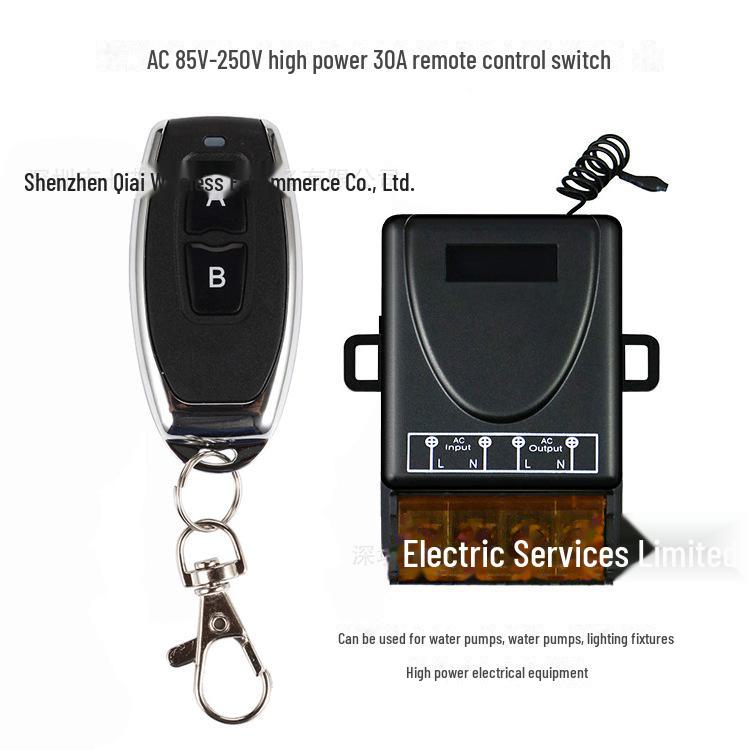 

Потужний бездротовий перемикач водяного насоса з дистанційним керуванням 220 В