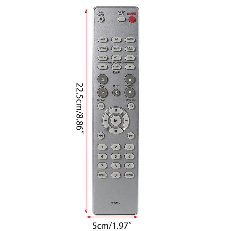 RC001CD Remote Control Replacement for Marantz CD Player CD6002 CD6003 CD6004 CD7003 CD7004 CD8003 CD8004 CD5004 CD5003