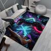 Gaming Teppich für Jungenzimmer Gamer Teppich mit Gamecontroller Teppich für Spielzimmer Esports-Raum und Jungen Spielzimmer-Themen Schlafzimmer Bodenmatte