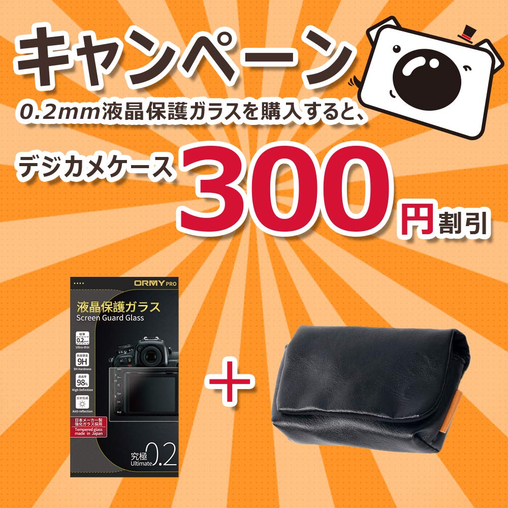 Ultimate Tempered Glass ORMY Screen Protector for Canon EOS R In Japan by Asahi Hardness 0.2mm [Made Glass] [Ultra-High 9H] [High Transmittance]