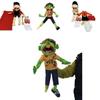 Funny Zombie Rock Jeffy Puppet Parent Child Interaction Plush Doll Gift Early
