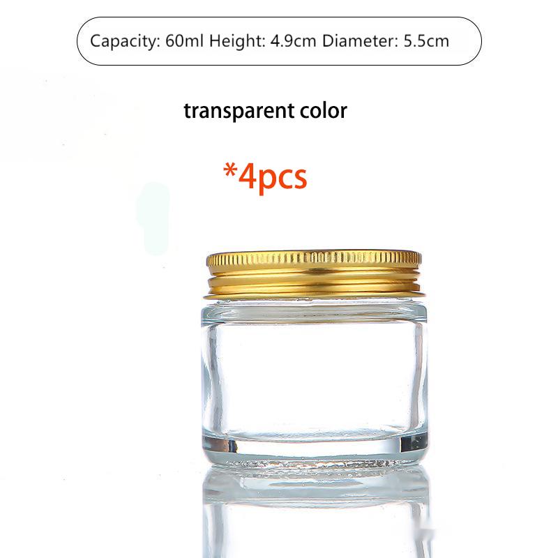 

Чашка для свечей, контейнер для ароматерапевтических свечей, алюминиевая крышка, пластиковая крышка, коричневая банка, чашка для камелии, коричневая простая стеклянная банка, прочная и долговечная 4pcs чистый