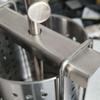 2.5L Stainless Steel Fruit Wine Press, Manual Honey Juicer Squeezer, Heavy Duty Hand Press for Grapes Apples, Home Kitchen Tool