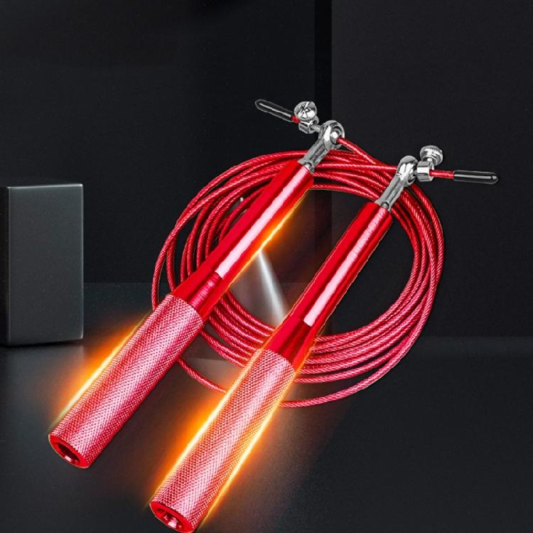 Adjustable Fitness Exercise Rope Telescopic Jump Rope 360 Degree Swivel Bearing Workout Exercise Jump Rope Enduring