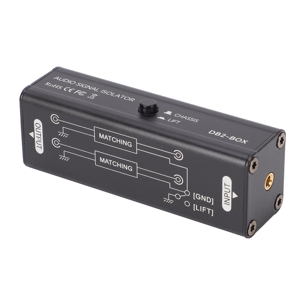 Audio-Signalisolator 3,5-mm-Schnittstelle Ground Loop Noise Eliminator für Auto- und Heim-Stereosystem