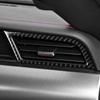 Carbon Fiber Car Dashboard Air Conditioner Outlet Vent Sticker Interior Decal For Ford Mustang GT 2015- Car
