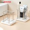 Imakara Premium Stainless Steel Countertop Toothbrush Holder