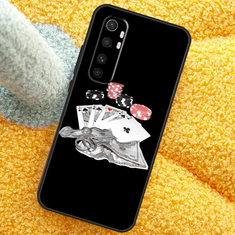 Ace of Spades Poker Case For Xiaomi 15 Ultra 14 13T 14T 15T 17 Pro Max  Cover For POCO X7 Pro X5 X6 F5 F6 F7 F8