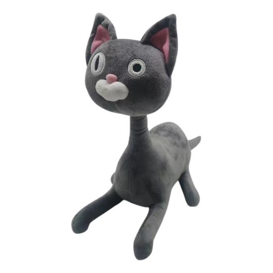 

Мягкая игрушка в виде кошки-лапши и собаки-булочки, милые мягкие игрушки, плюшевые мягкие игрушки серый