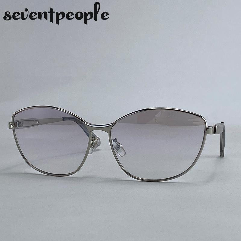 Sexy Oversized Cat Eye Punk Sunglasses Women Big  Luxury Brand Vintage Metal Frame Driving Sun Glasses For Ladies Shades