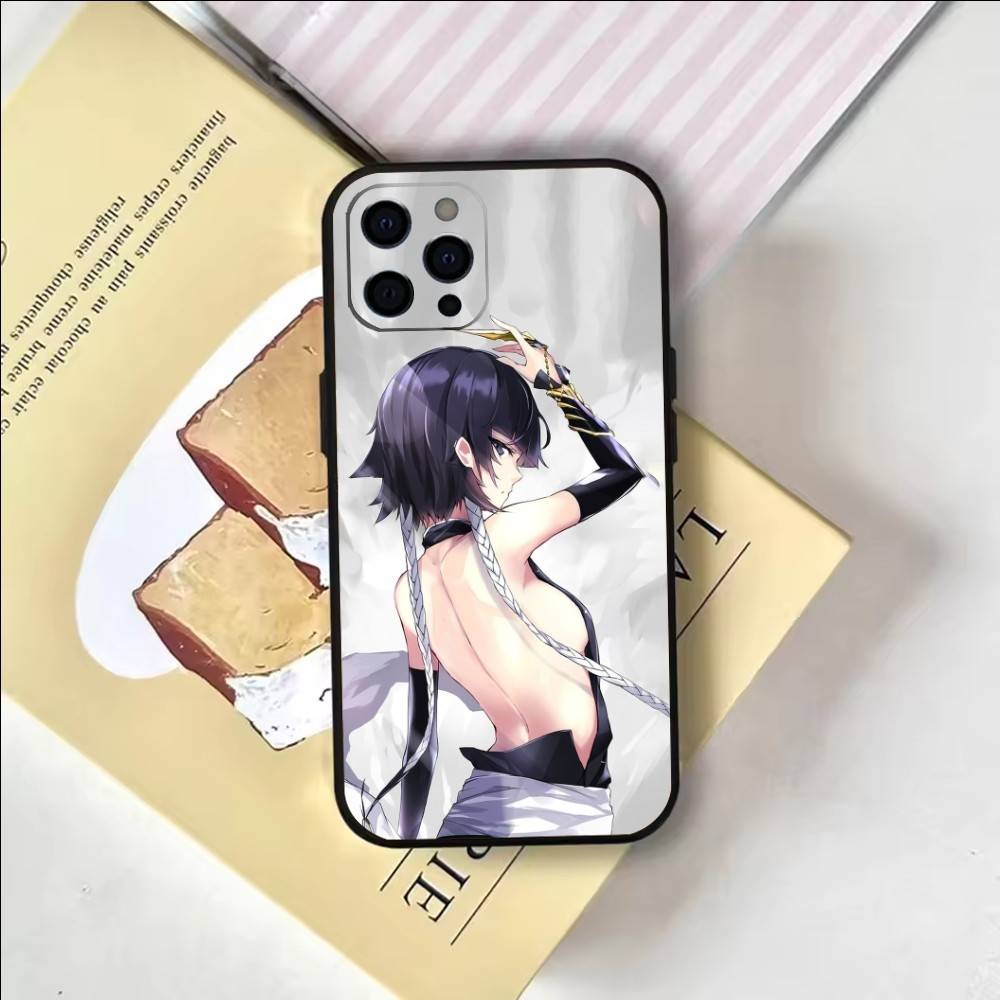 

B-Bleach S-Soifons Phone Case For iPhone17,16,15,14,13,12,11 Plus,Pro Max Soft Black Cover iPhone15pro