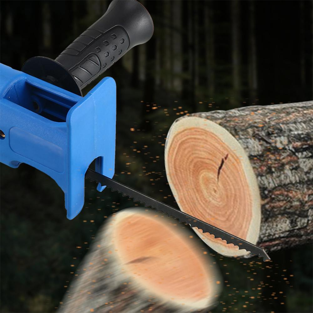 Portable Reciprocating Saw Adapter Electric Drill Modified Electric JigSaw Curve Saw Power Tool for Wood PVC Steel Pipe Cutting
