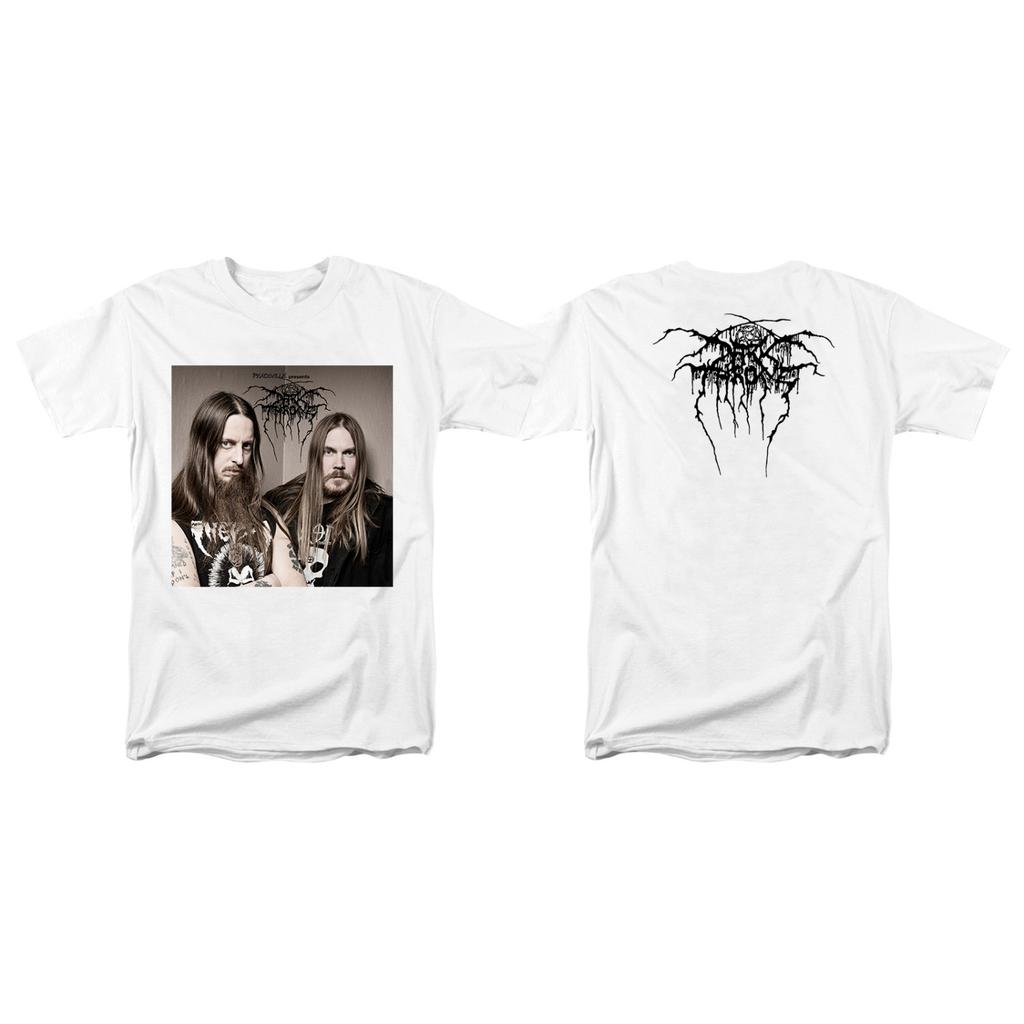 Norwegian Black Metal "Black Death" Dark-themed Printed Music Fashion Casual Short-sleeved T-shirt