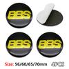 BBS Metallböjd Yta Bilfälgslock Dekaler 4ST 56mm 60mm 65mm 70mm BBS Däcknavsdekal Röd Guld Svart Silver